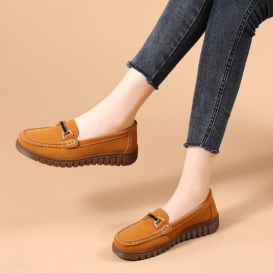 🔥Last Day 69% OFF🔥Women’s Comfortable Loafers Soft Sole Slip-On Flats with Buckle