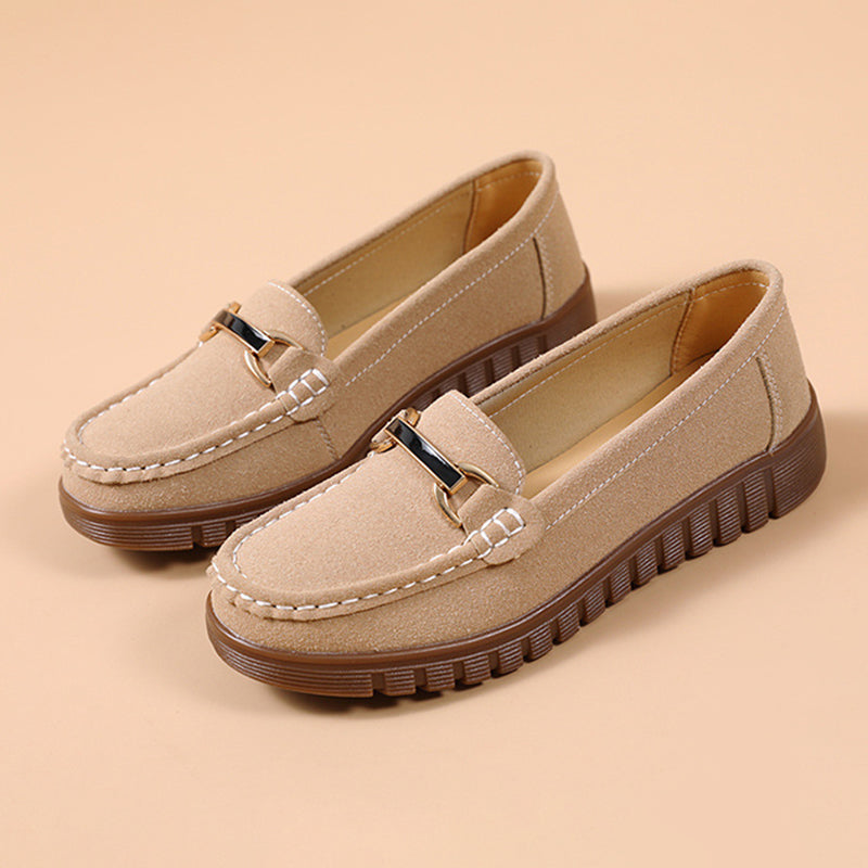 🔥Last Day 69% OFF🔥Women’s Comfortable Loafers Soft Sole Slip-On Flats with Buckle