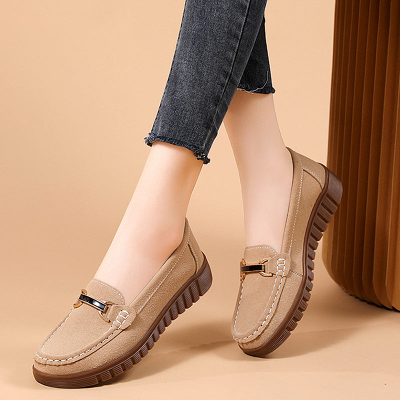 🔥Last Day 69% OFF🔥Women’s Comfortable Loafers Soft Sole Slip-On Flats with Buckle