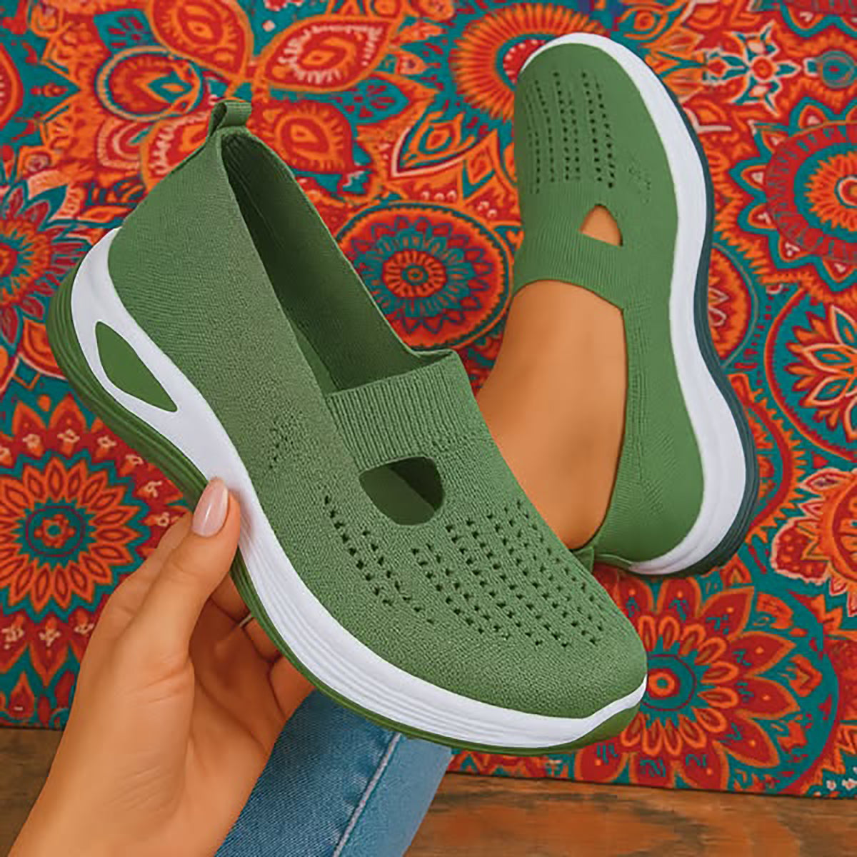 ⭐️Last Day 59% OFF Fall Promotion⭐️Women's Casual Orthopedic Walking Flats for Middle-Aged and Seniors