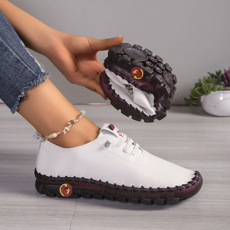 ✨5-Star Fall Sneakers✨Women's 2025 All-Season Low Top Lace-Up Sneakers Casual Shoes