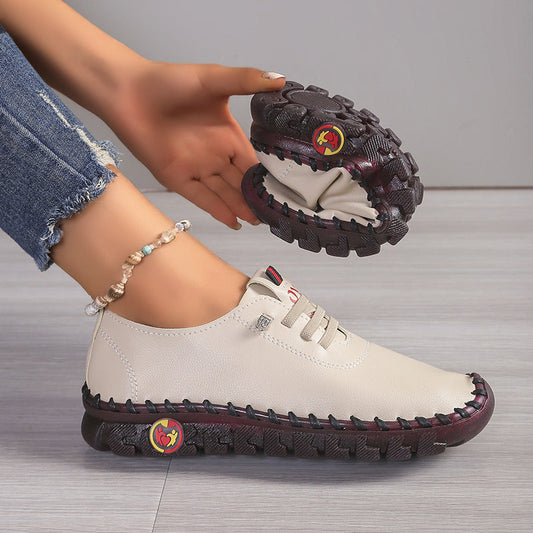 ✨5-Star Fall Sneakers✨Women's 2025 All-Season Low Top Lace-Up Sneakers Casual Shoes