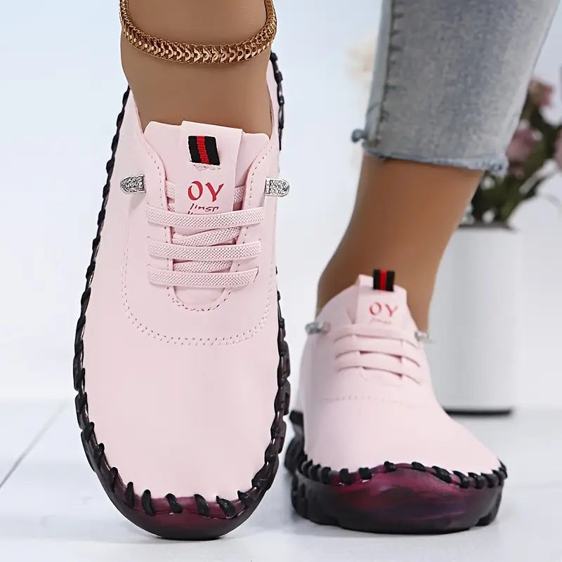 ✨5-Star Fall Sneakers✨Women's 2025 All-Season Low Top Lace-Up Sneakers Casual Shoes