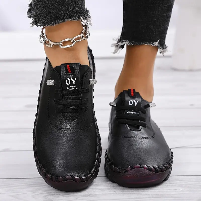 ✨5-Star Fall Sneakers✨Women's 2025 All-Season Low Top Lace-Up Sneakers Casual Shoes