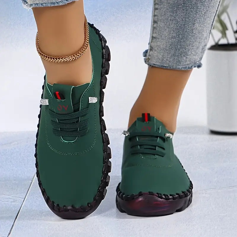 ✨5-Star Fall Sneakers✨Women's 2025 All-Season Low Top Lace-Up Sneakers Casual Shoes