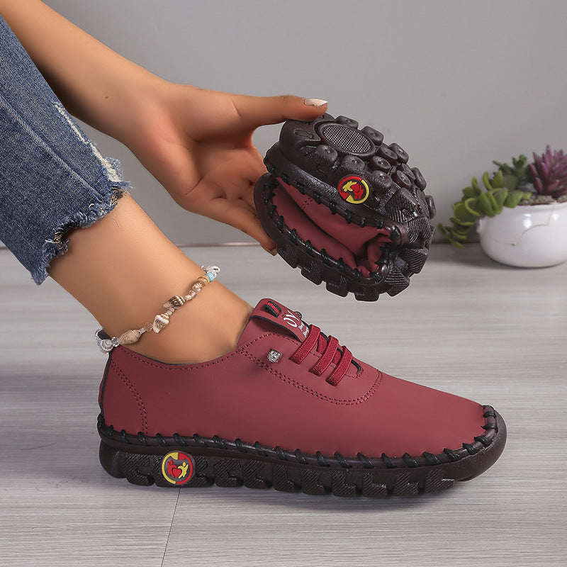 ✨5-Star Fall Sneakers✨Women's 2025 All-Season Low Top Lace-Up Sneakers Casual Shoes