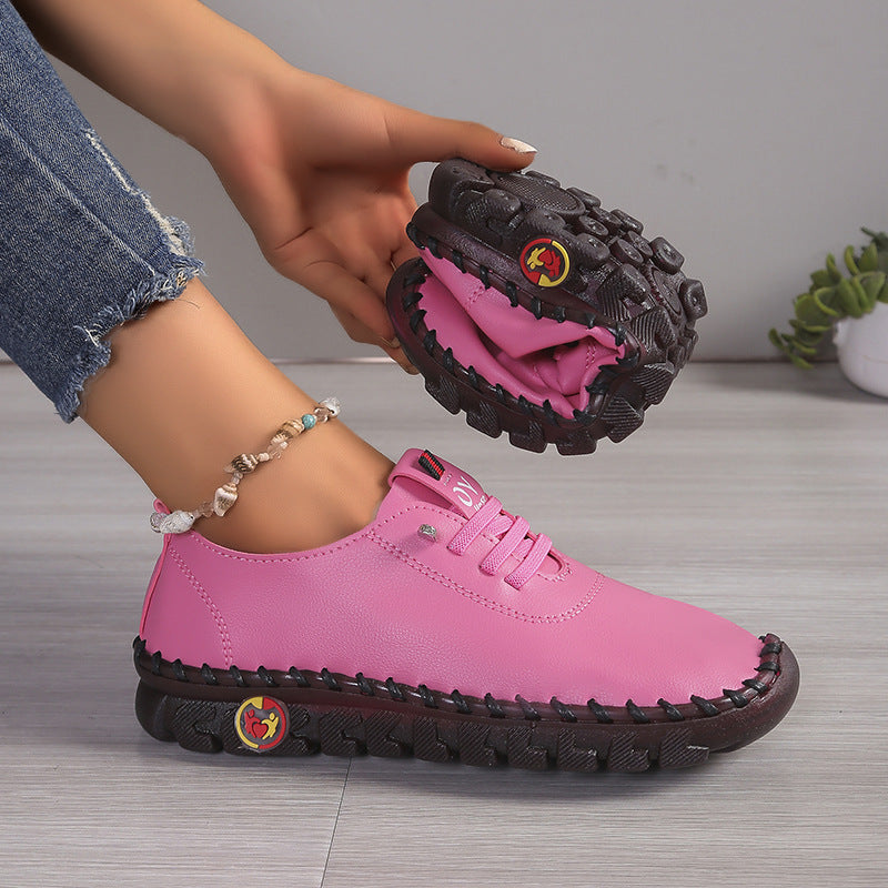 ✨5-Star Fall Sneakers✨Women's 2025 All-Season Low Top Lace-Up Sneakers Casual Shoes