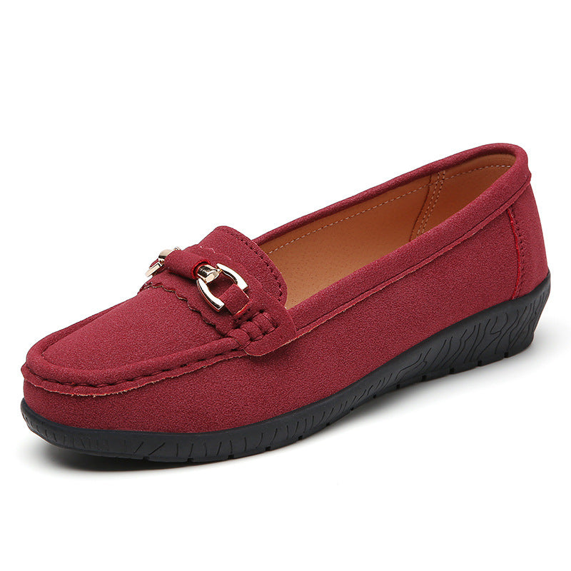 🔥Last Day 69% OFF🔥Women’s Comfortable Loafers Soft Sole Slip-On Flats with Buckle