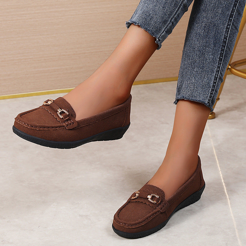 🔥Last Day 69% OFF🔥Women’s Comfortable Loafers Soft Sole Slip-On Flats with Buckle