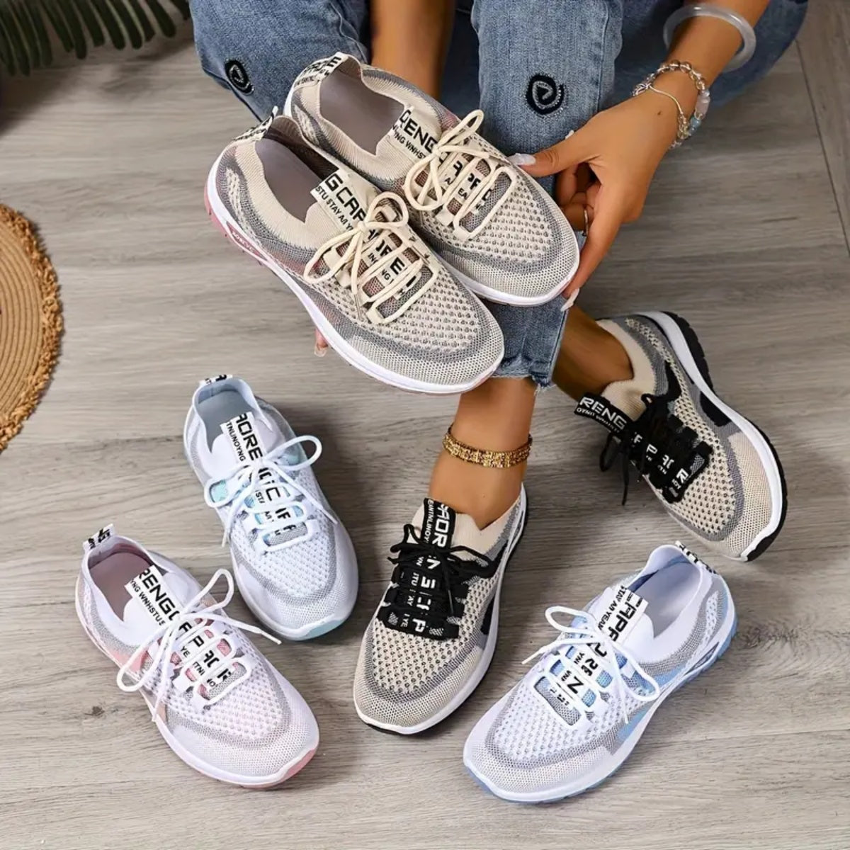 ⭐️Last Day 69% OFF⭐️Women's Plus Size Lightweight Casual Sneakers